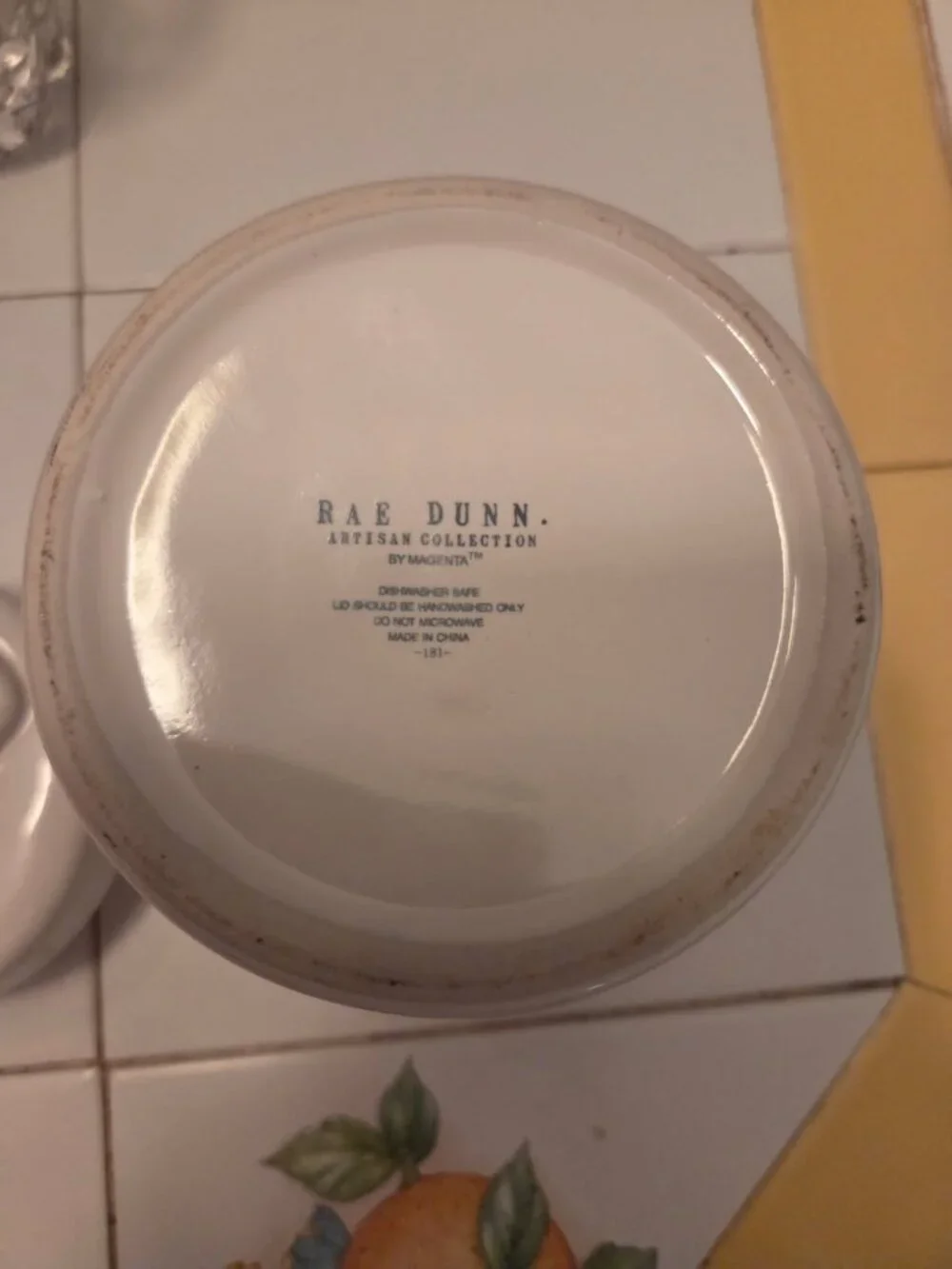 Rae Dunn Pecan canister